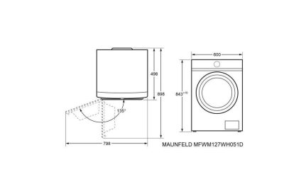 MAUNFELD MFWM127WH051D