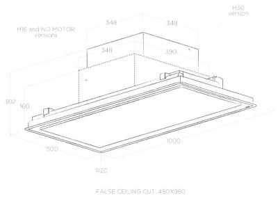 Elica ILLUSION H16 WH/A/100