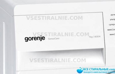Gorenje W 72ZY2/R+ резервуар