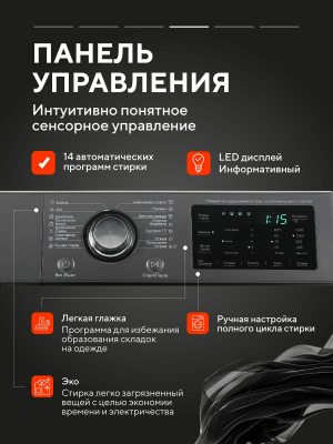 Nesons NS-WM1207SD2NSB